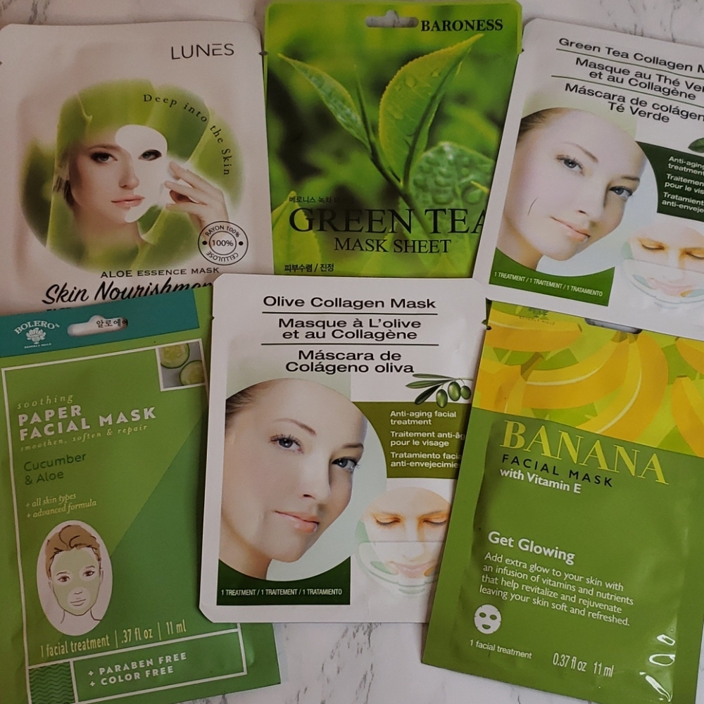 BUNDLE OF 6 💚 FACE MASK